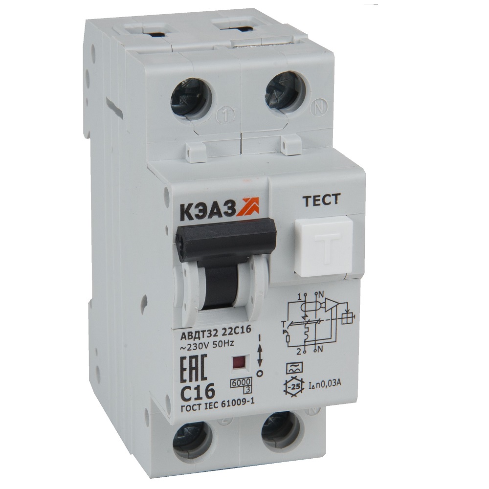 АВДТ32 Автоматические выключатели дифференциального тока на токи до 40А